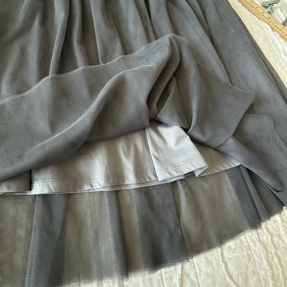 Mesh Skirt Fairy Nature‎ Woman L chic Classic Poet church modest indie party